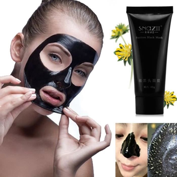 masque facial en noir masque facial en noir