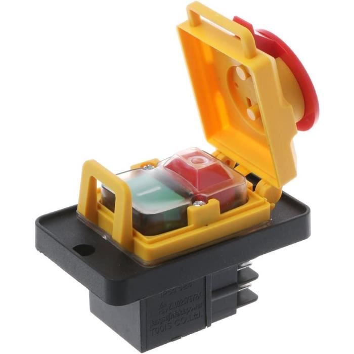 Interrupteur D'ArrêT de Déarrage 250V 16A IP54 Interrupteur de