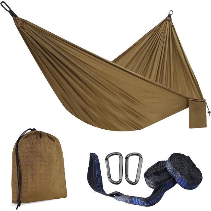 Hamac Ultra-léger de Voyage Camping 300kg Capacité de charge, nylon à