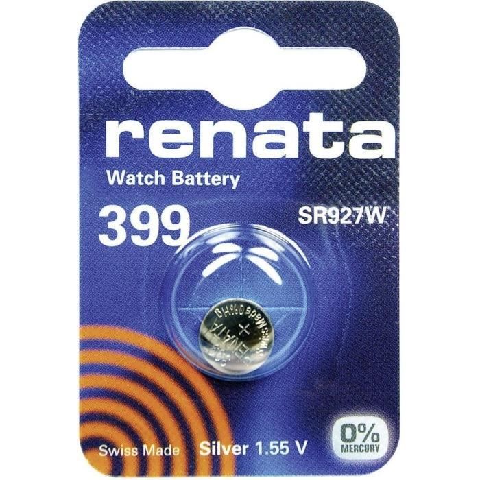 399 SR927SW Pile Bouton Oxyde D Argent 1.55V pour Les