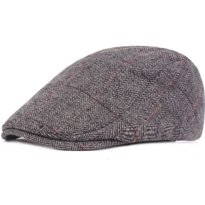 Beret casquette plate homme Clearance