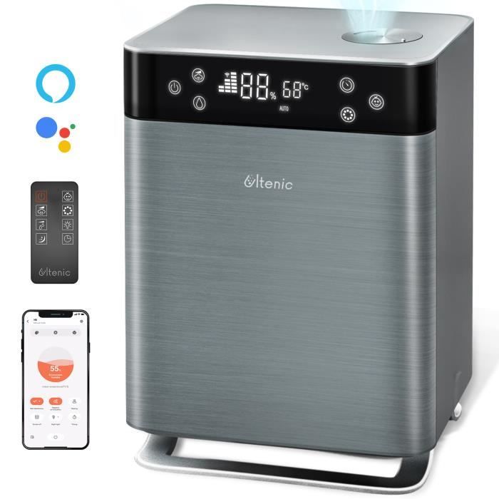 Pro Breeze Humidificateur d'air Silencieux 3,8L Ultrasonique, Maison, Bébé,  Chambre, Diffuseur d'Arômes, 40h d'Autonomie, Grand Réservoir d'Eau,  Veilleuse LED, Arrêt Automatique : : Cuisine et Maison