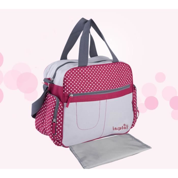 SONARIN Sac à Langer Multifonctionnel Imperméable Grande Capacité Avec Matelas à Langer