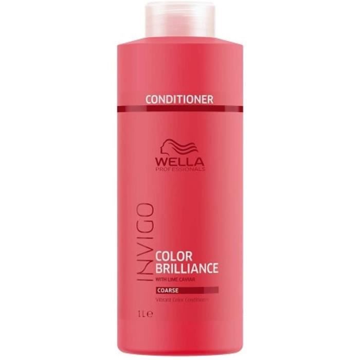 Après-shampooings WELLA Professionals Invigo Color Brilliance Conditionneur pour Cheveux Épais 1 L 224421