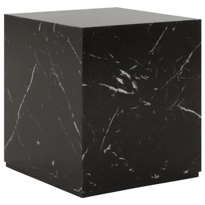 Table Basse Cube Noir 40x40x45 Cm Must Living Achat Vente