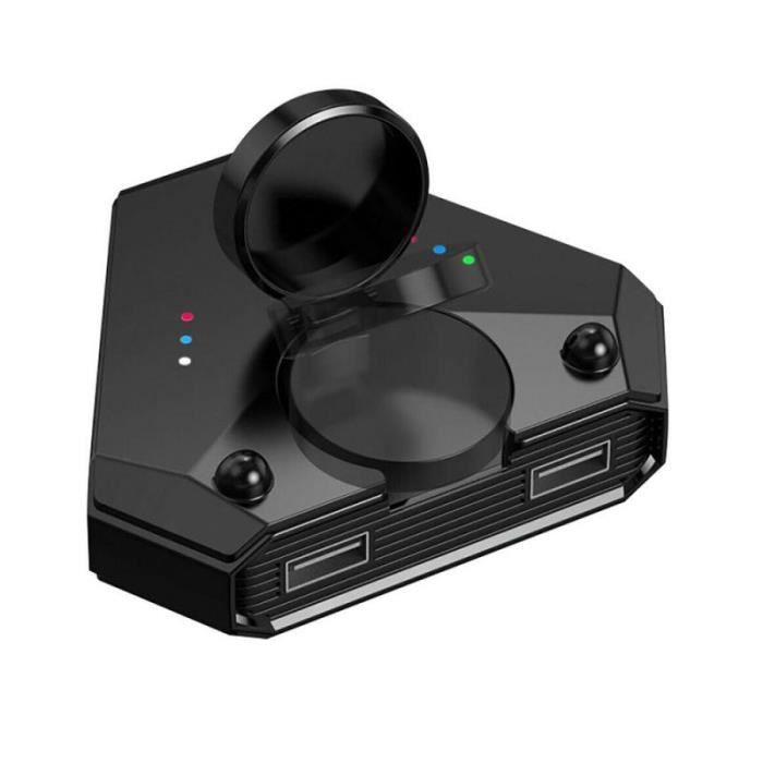 Adaptateur Manette Mobile KVSERT – Convertisseur Bluetooth Pour IOS/Android – Compatible PUBG, Fortnite, Jeux Mobiles