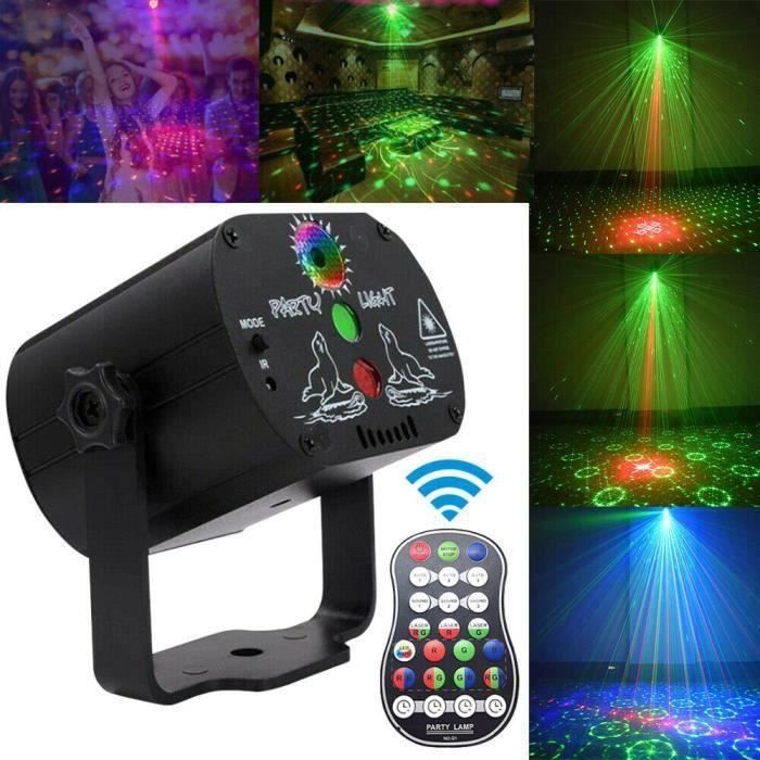 60 Motif Laser Projecteur RGB UV LED USB Ktv Fête Dj Disco