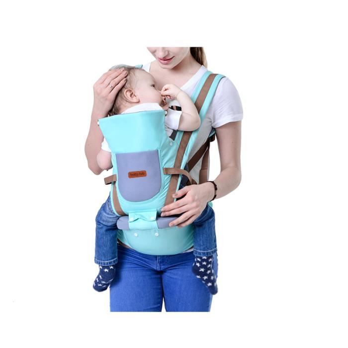 Bleu Porte Bebe 3 36 Mois Multifonctionnel Ventral Et Dorsal Voyage Facile Pour Les Bebes Doux La Securite Pratique Cdiscount Pret A Porter