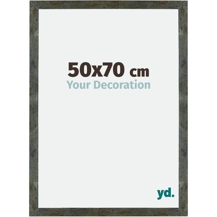 Cadre Photo A1 (59,4 X 84 Cm) En MDF Chêne Clair – Avec Verre Acrylique Anti-reflet, Fabriqué En Europe