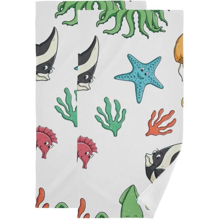 Serviette De Toilette Léopard 76x38 Cm - Coton/Polyester, Léger Et Absorbant - Pour Salle De Bain, Sport