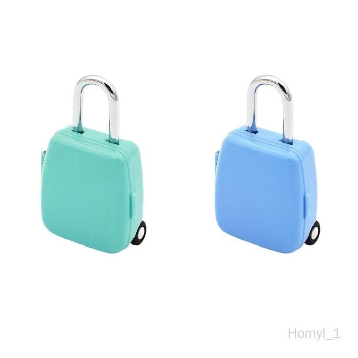 2 Cadenas TSA Pour Valises - À Combinaison 3 Chiffres - Approuvés Sécurité Aérienne