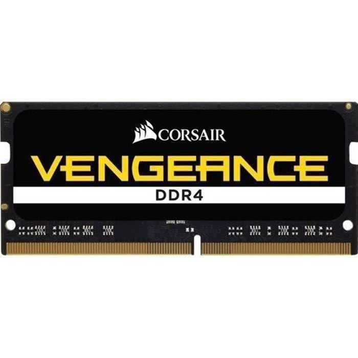 Vente Memoire PC CORSAIR Mémoire PC DDR4 - Sodimm - 8 Go (1 x 8 Go) - 2666MHz - CAS 18 (CMSX8GX4M1A2666C18) pas cher Vente Memoire PC CORSAIR Mémoire PC DDR4 - Sodimm - 8 Go (1 x 8 Go) - 2666MHz - CAS 18 (CMSX8GX4M1A2666C18) pas cher