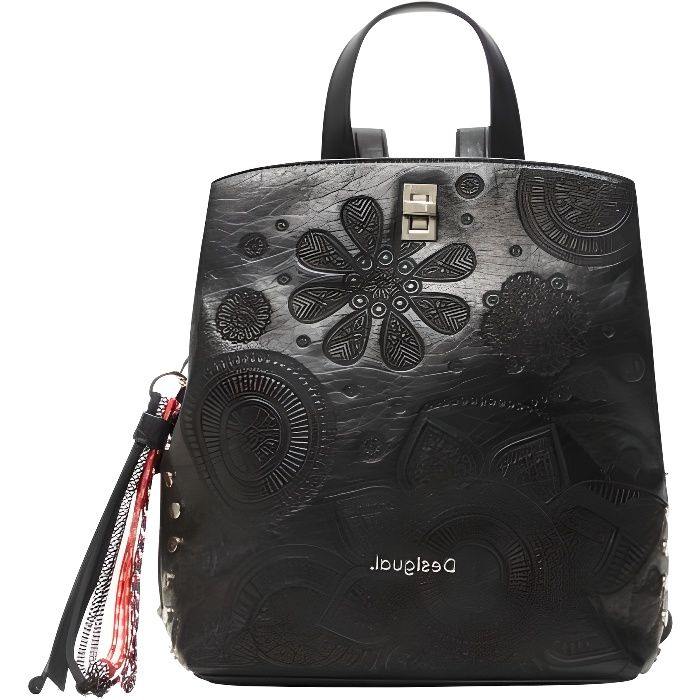 Sac A dos Desigual Ref 54495 Noir 24 9 29 TU Cdiscount Bagagerie