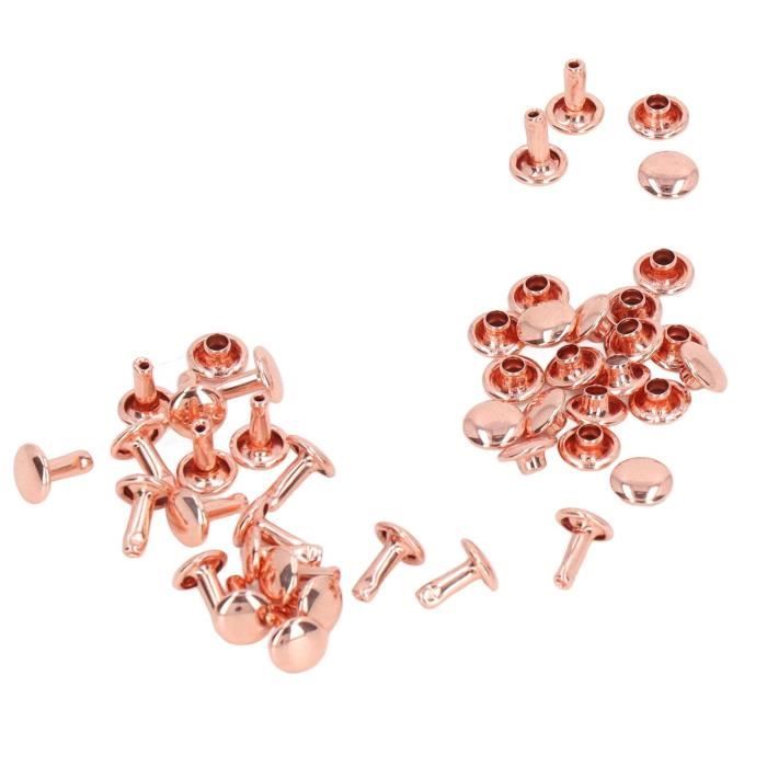 Lot De 5 Matrices à Rivets Doubles - Tailles 5/6/8/10/12 Mm - Pour Outil De Rivetage Manuel Ou électrique