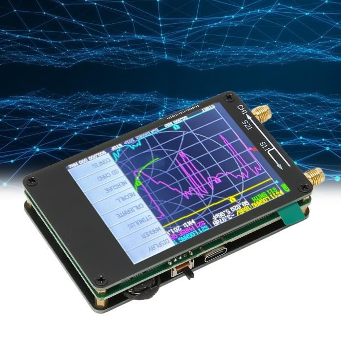 Analyseur De Réseau Vectoriel Portable LiteVNA-64 - 50KHz-6,3GHz, écran 4 Pouces !