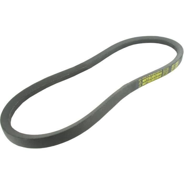 Courroie lisse trapézoïdale série B (section 17x11mm) Longueur ext: 934mm