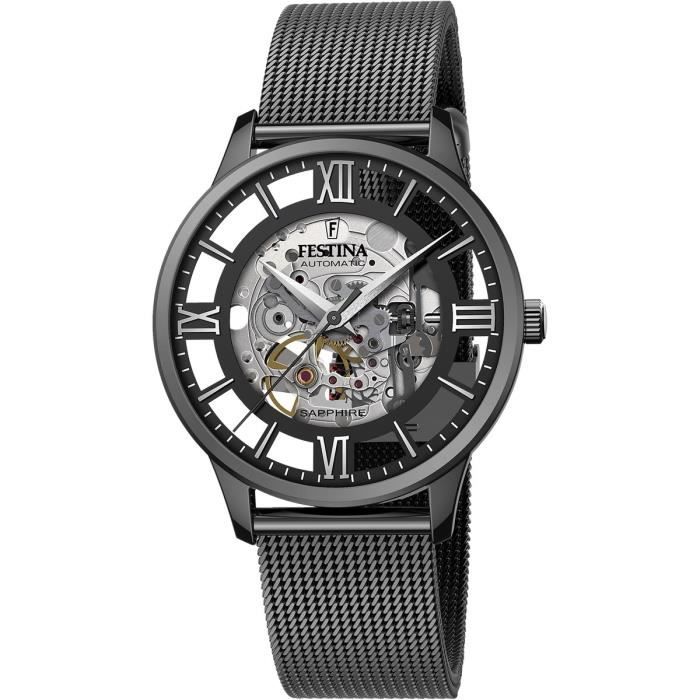 Montre Homme FESTINA AUTOMATIC en Acier Noir 235155