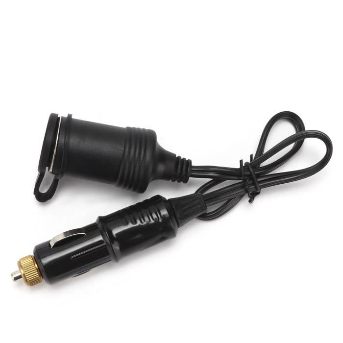 Câble D'extension Allume-cigare Mâle Vers Borne à œillet - 3 M - 20A - 12V/24V - Pour Compresseur, Onduleur, Camping-car