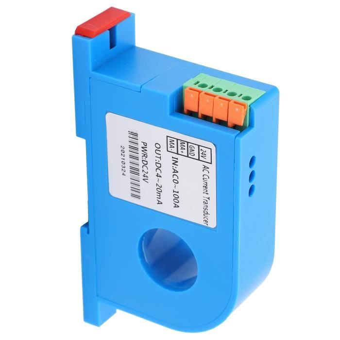 JTLB Transmetteur Courant Alternatif SZT15-CH-10V - 0-50A AC Vers 0-10V DC - Module Induction Mutuelle