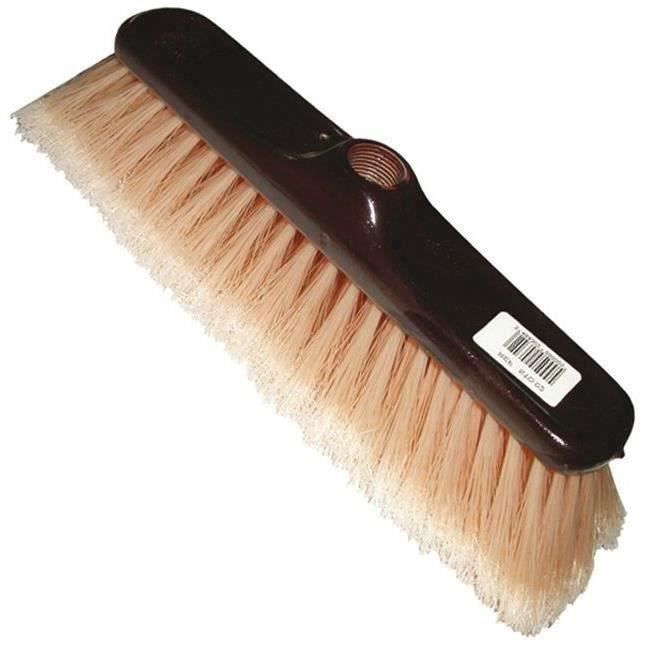 Balai en fibre vinyle - blanc