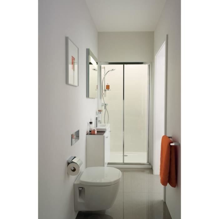 pack wc suspendu connect space special gain de place 48 x 36 cm blanc ideal standard cdiscount bricolage