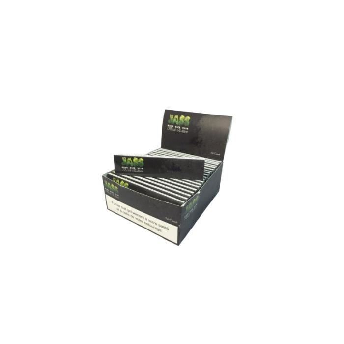 50 carnets feuilles jass slim black