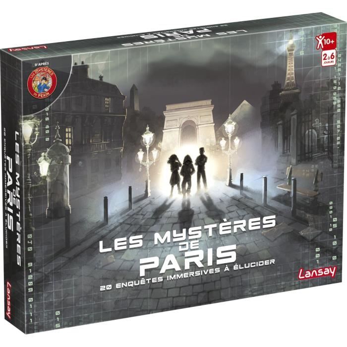 jeu de société - lansay - 75145 - les mystères de paris 10+