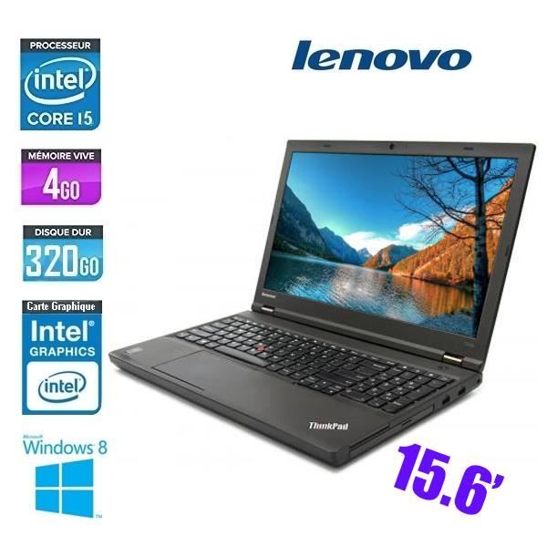 Top achat PC Portable LENOVO THINKPAD T540P CORE I5 4GO 320GO pas cher