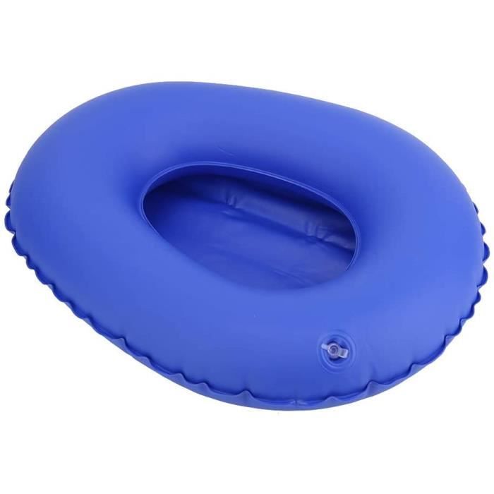 Bassin De Lit Médical Lavable Et Perméable à L'air - Taille 40x36 Cm - Bleu - PVC - Neuf