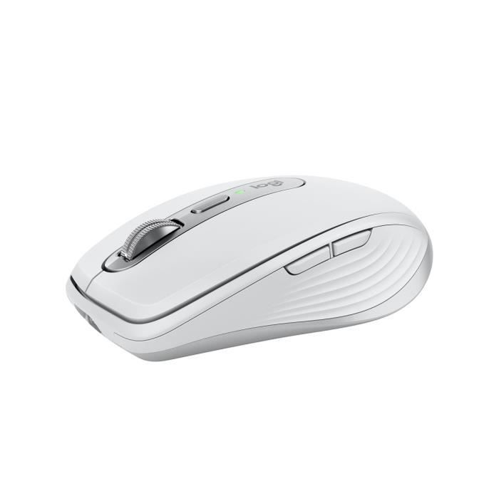 Souris Sans Fil - LOGITECH - MX Anywhere 3S - Bluetooth - Clics Silencieux - 6 boutons - Gris clair