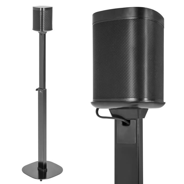 Support Pied pour haut-parleur - Maclean - MC-940 - Compatible Sonos One/One SL - Max 10kg - Couleur Noir
