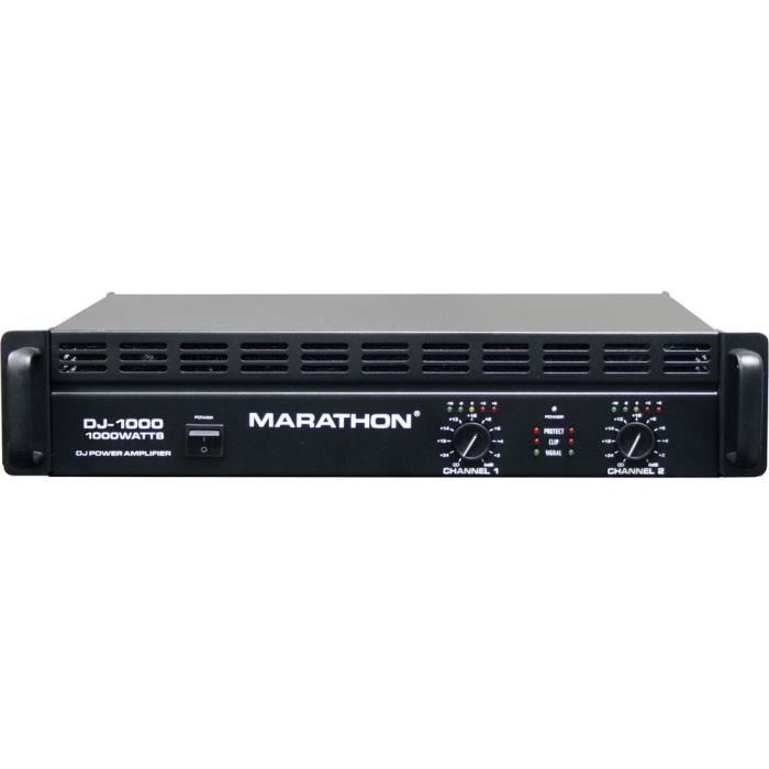 OCCASION AMPLI COMPACT AUDIO HIFI STEREO SONO DJ 1//2 CANAUX 1200W RACKABLE 19/"