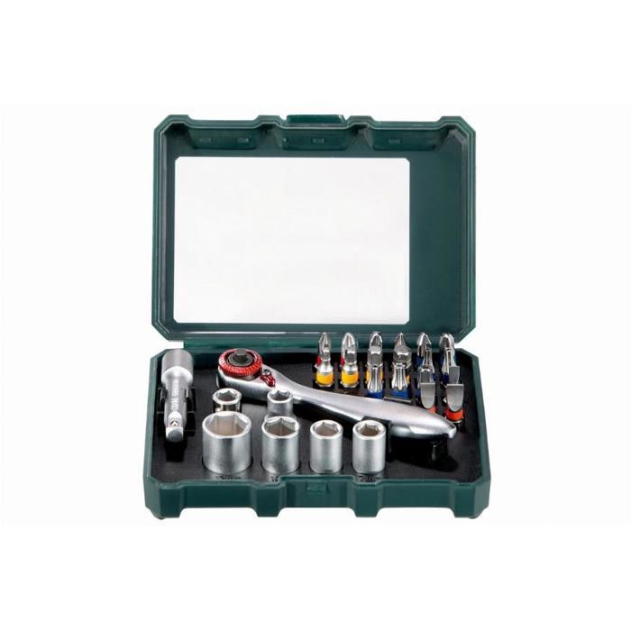Coffret à visser et clé - Metabo - 626701000 - Embouts de vissage - Clé à douille - 26 pièces