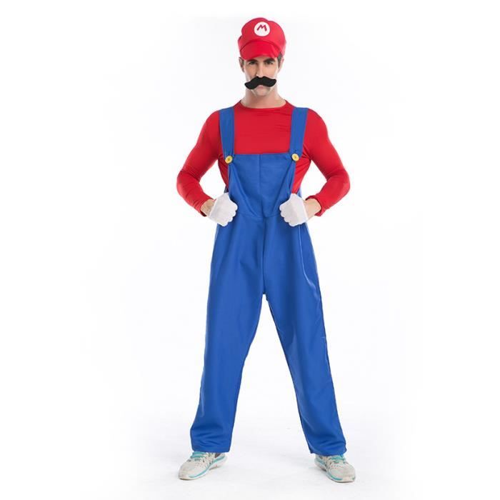 Mario et Luigi Brothers Costume Cosplay Halloween Cdiscount Jeux Jouets