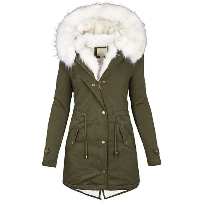 Manteau D'hiver Garçon 3-10 Ans - Rembourré, Capuche Fourrure - Polyester, Coupe Classique - Tailles 100 à 130 Cm