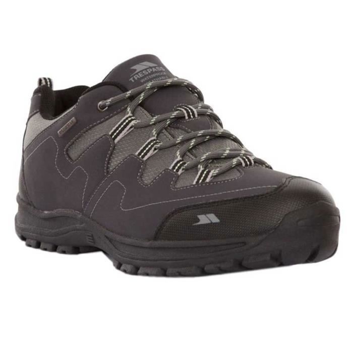 Chaussures de randonnée basses homme - Trespass Finley - Graphite - Imperméable et respirant Chaussures de randonnée basses homme - Trespass Finley - Graphite - Imperméable et respirant