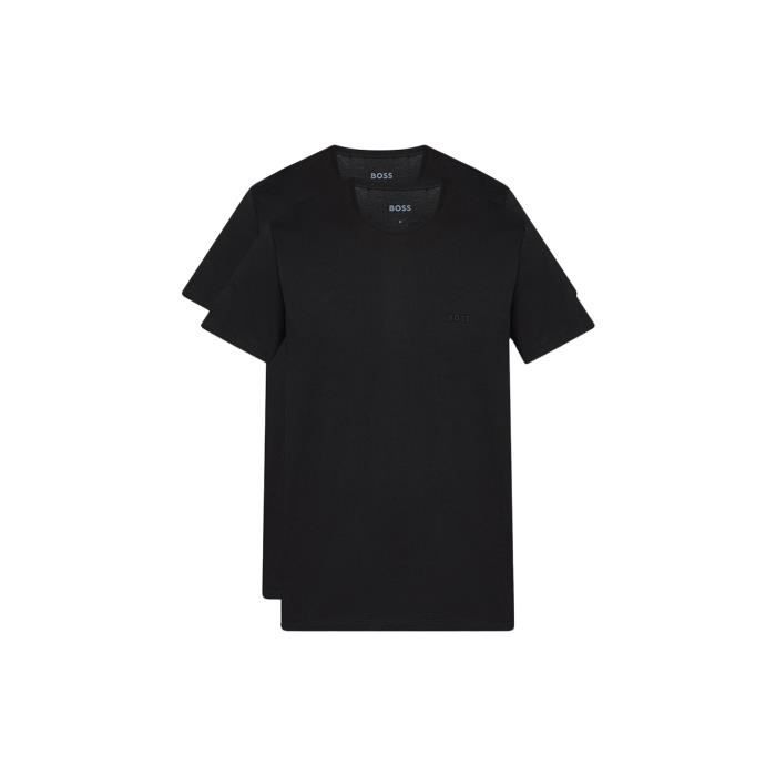T shirt - Boss - Homme - Classic - Noir - Coton