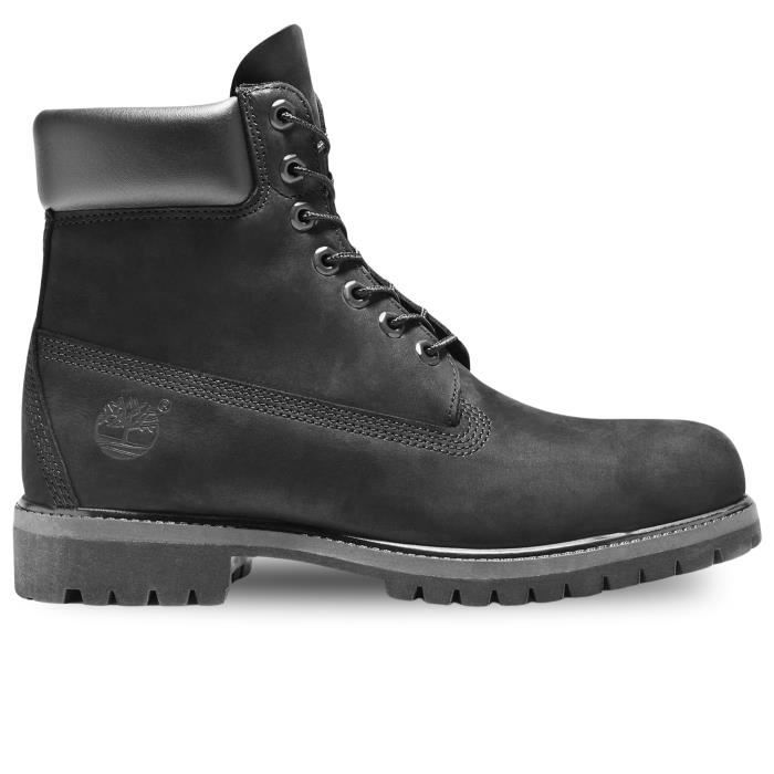 Bottes pour Homme TIMBERLAND Premium 6 Inch Waterproof Cuir Noir Cdiscount Chaussures