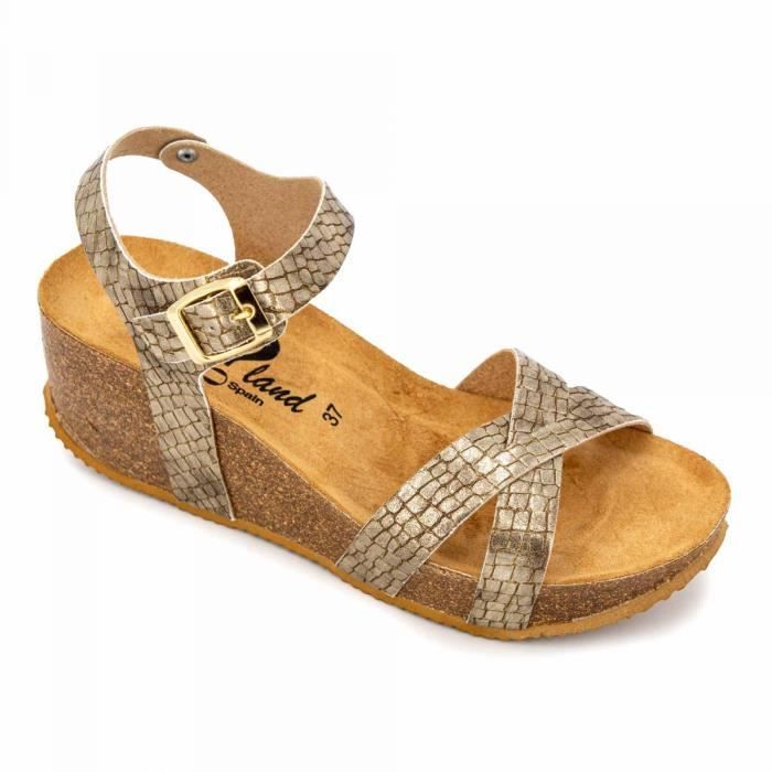 Sandale Compensée Noire à Imprimé Python Taille 38 - Neuve Avec Emballage, Style Sangle Plateforme