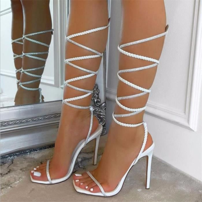Chaussure a discount talon strass