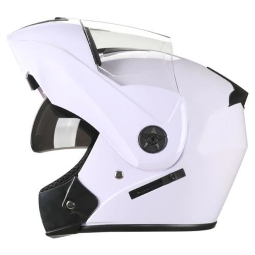 Casque Moto modulable rabat visière Maxi Scooter Convertible DOT Gant + Masque