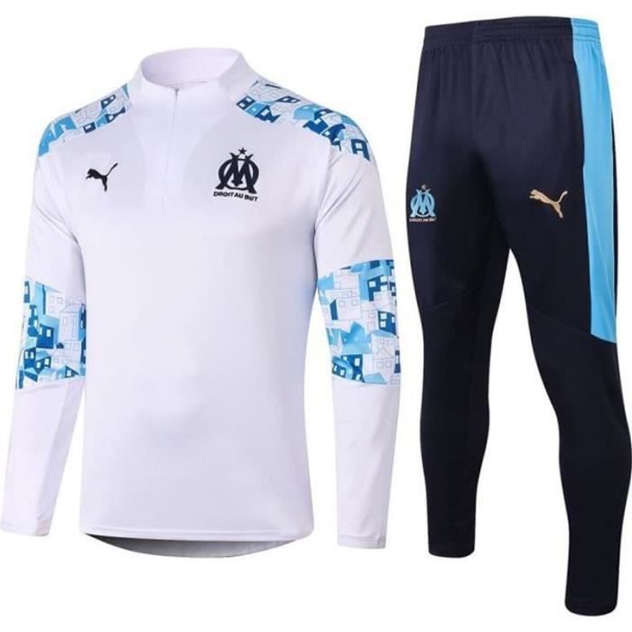 Nouveau Maillot OM Marseilles 2021 2022 de Football Homme Adulte