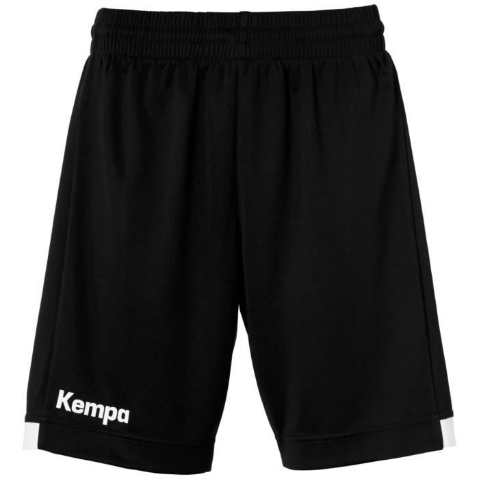 Short long femme Kempa Player - noir/blanc - L