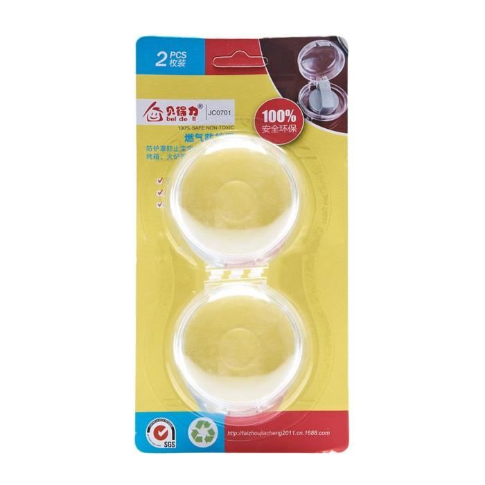 2 Pcs Protège-boutons De Cuisinière Cache Sécurité Pour Enfant