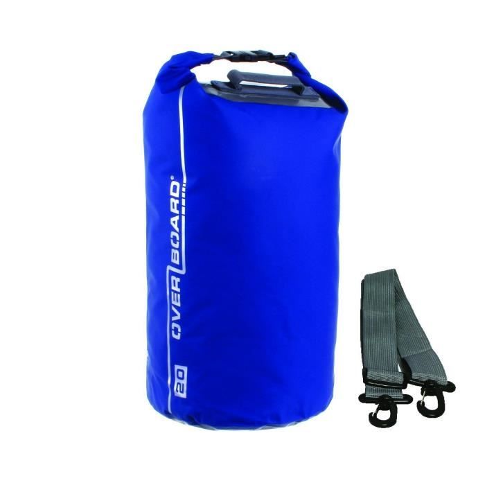 Overboard Sac Étanche Tube 20L Bleu | Diveinn