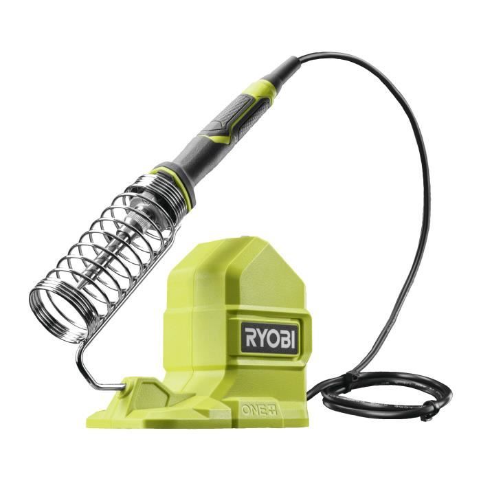 Fer à souder RYOBI 18V ONE+ RSI18 120 Sans fil Jaune 8mm 60s chauffe