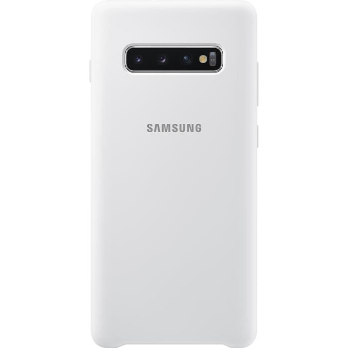 Coque - Samsung - Galaxy S10+ G975 - Semi-rigide - Blanc - Protection optimale