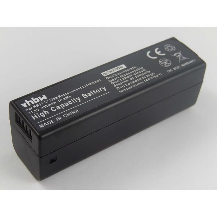 PATONA DJI HB01 Batteria 980mAh 11.1V Li-ion compatibile con DJI Osmo Handheld 4k Camera Zenmuse X3 X5 X5R HB-01 Batteria di ricambio per modelli HB01-522365 HB 01
