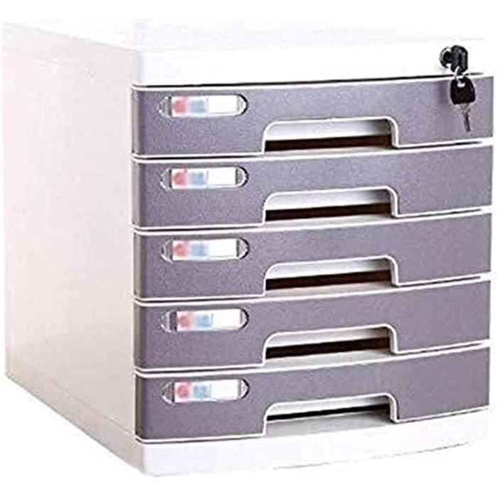 Étagère De Rangement 3 Niveaux - Support D'imprimante - Acier Panneaux Blanc