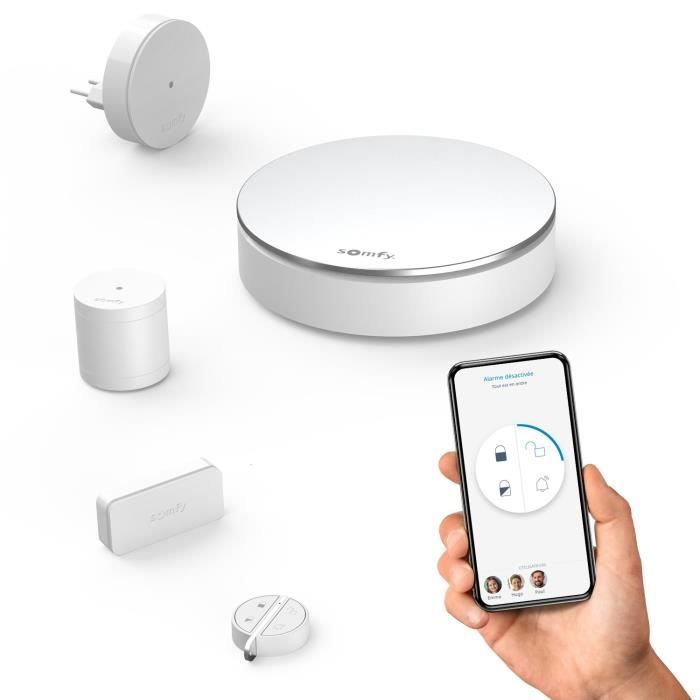 Somfy 2401511 - Home Alarm Starter Pack | Dissuasion avant intrusion |Connecté| Compatible Alexa et Google Home